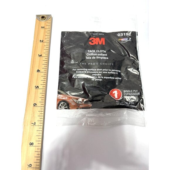 3M Tack Cloth Sticky Dust Remover Lint Free Cleaning Cloth for Painting Auto NEW - Picture 4 of 4